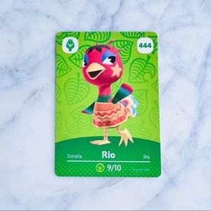 Nintendo Animal Crossing Rio 444 amiibo card Brand New